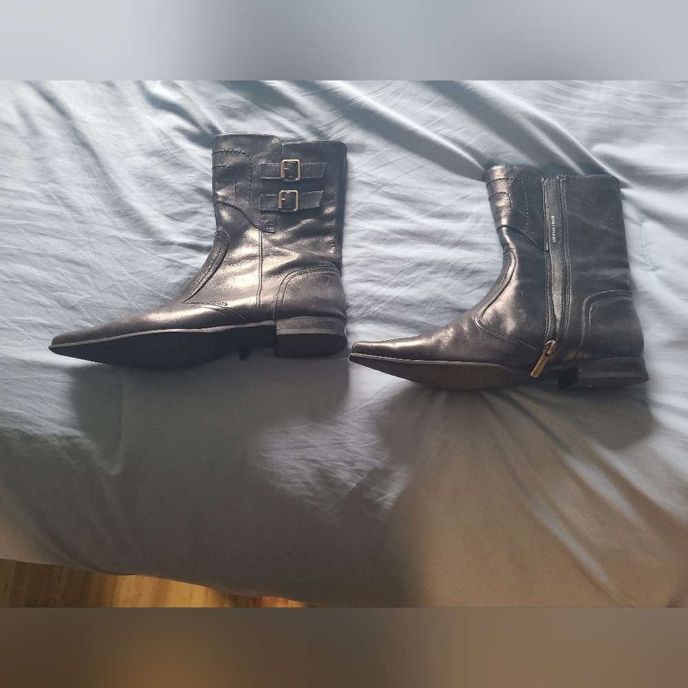 Marc O' polo boots black leather sz 7 good condition